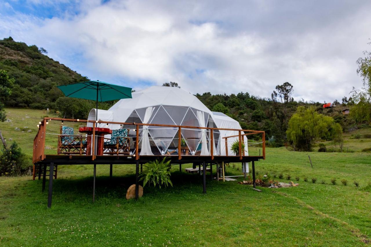 Glamping Claro De Luna Guatavita Kültér fotó