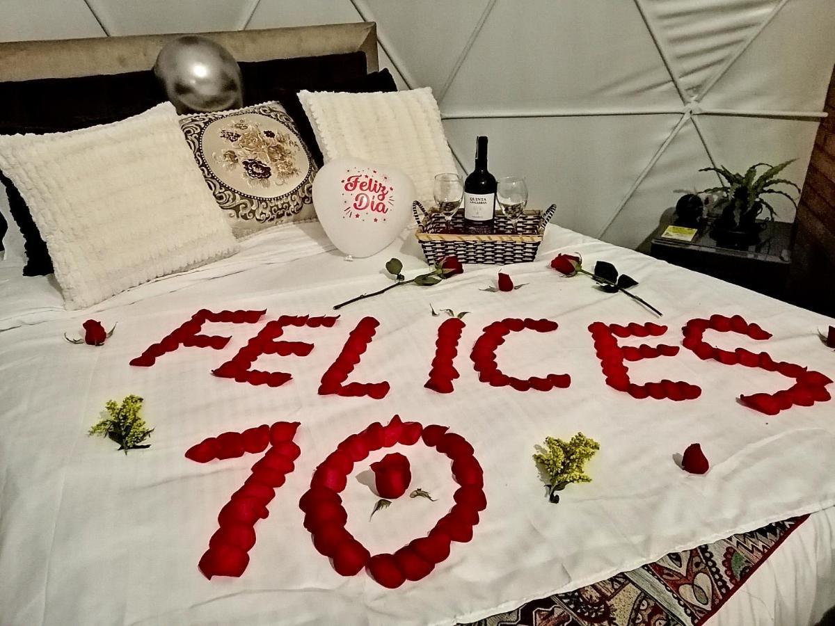 Glamping Claro De Luna Guatavita Kültér fotó