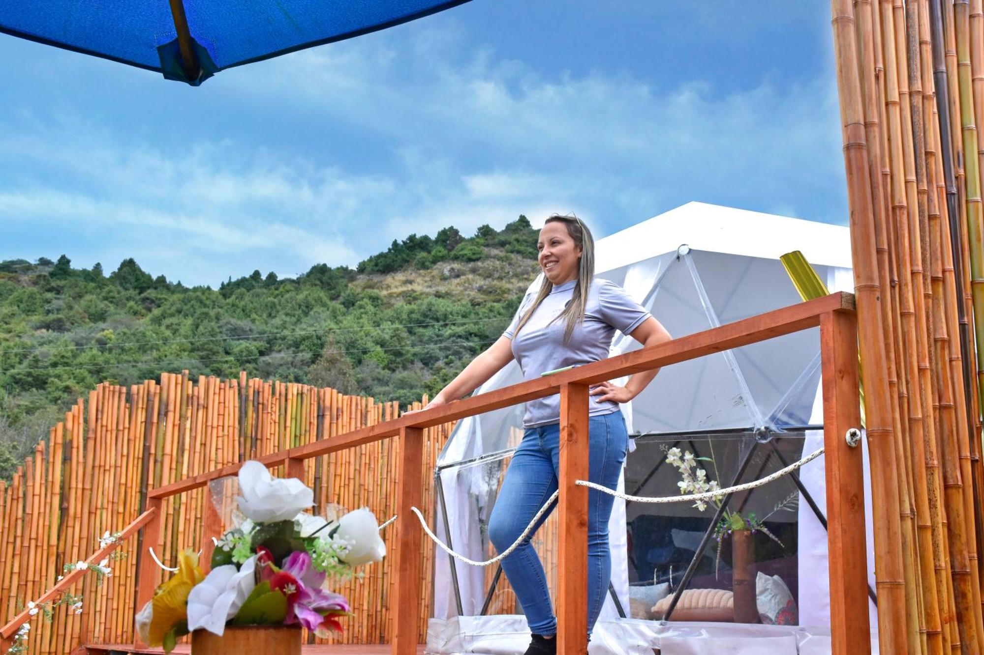 Glamping Claro De Luna Guatavita Kültér fotó