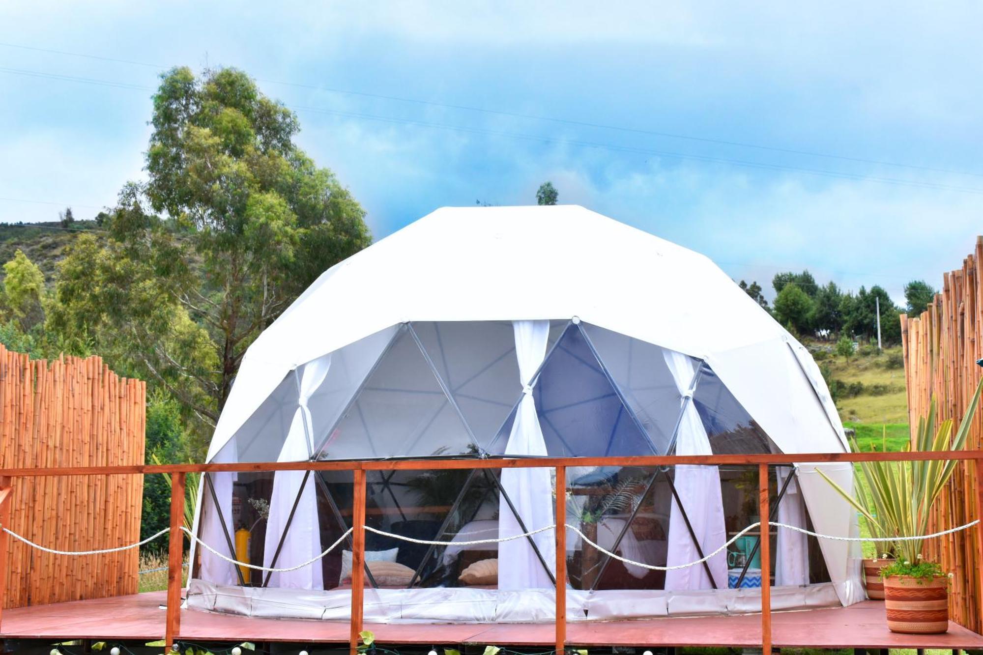 Glamping Claro De Luna Guatavita Kültér fotó